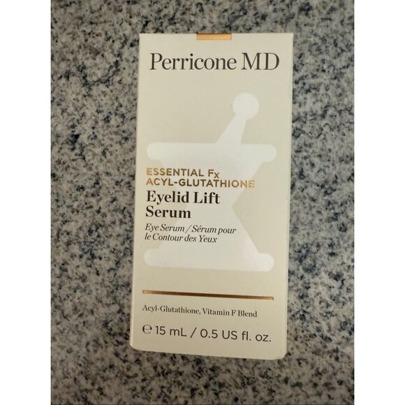 hikari glutathione review Perricone MD Essential Fx Acyl-Glutathione Eyelid Lift Eye Serum 0.5 oz New  in B